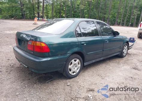 2000 Honda Civic Ex z USA, uszkodzony, nr VIN 1HGEJ8649YL065758